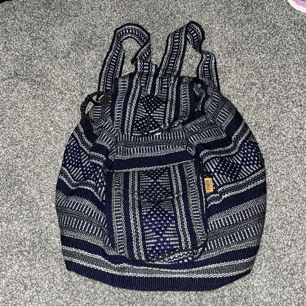 Mexican Backpack Pinzon Boho Woven Baja Bag